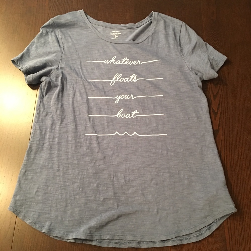 Whimsical T-Shirt “Whatever Floats your boat...”